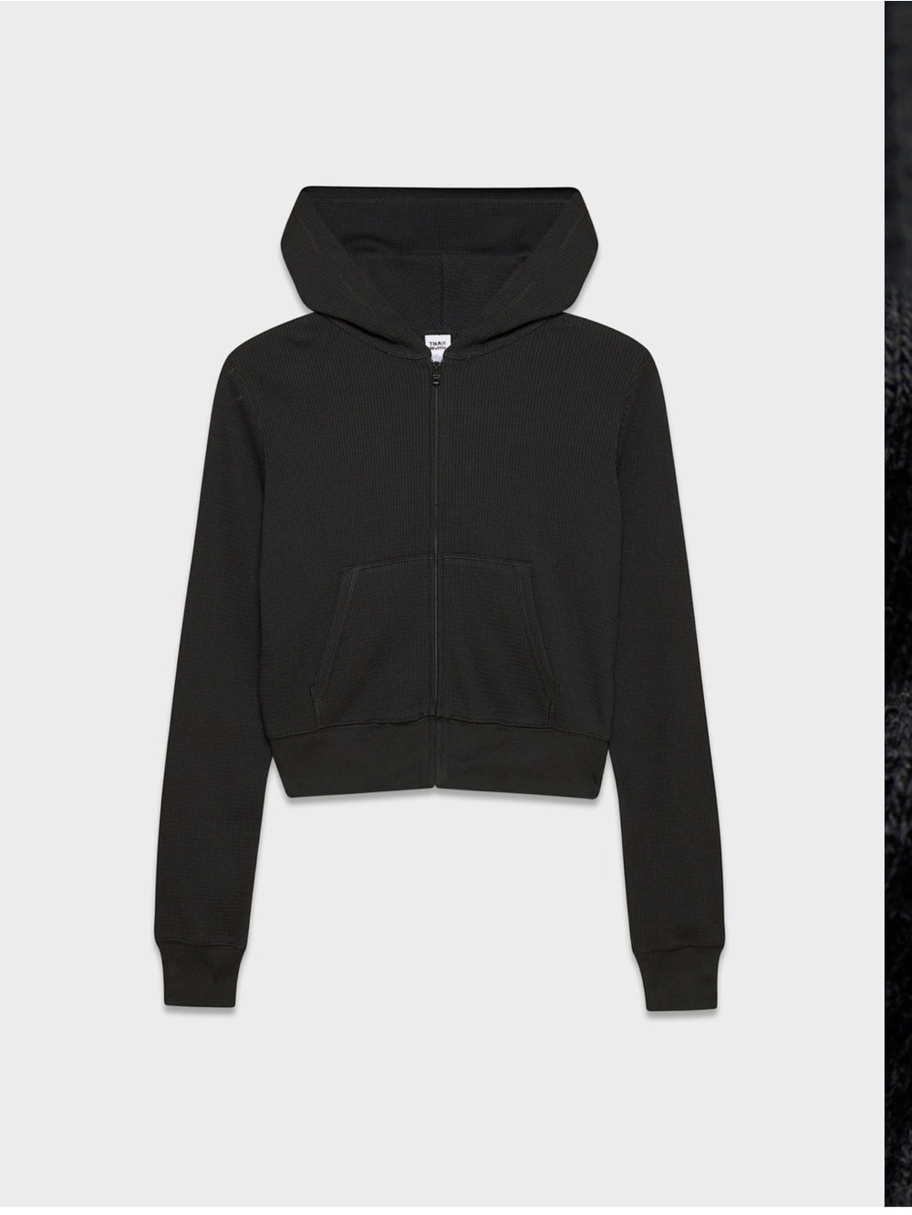 TNA Waffle zip hoodie